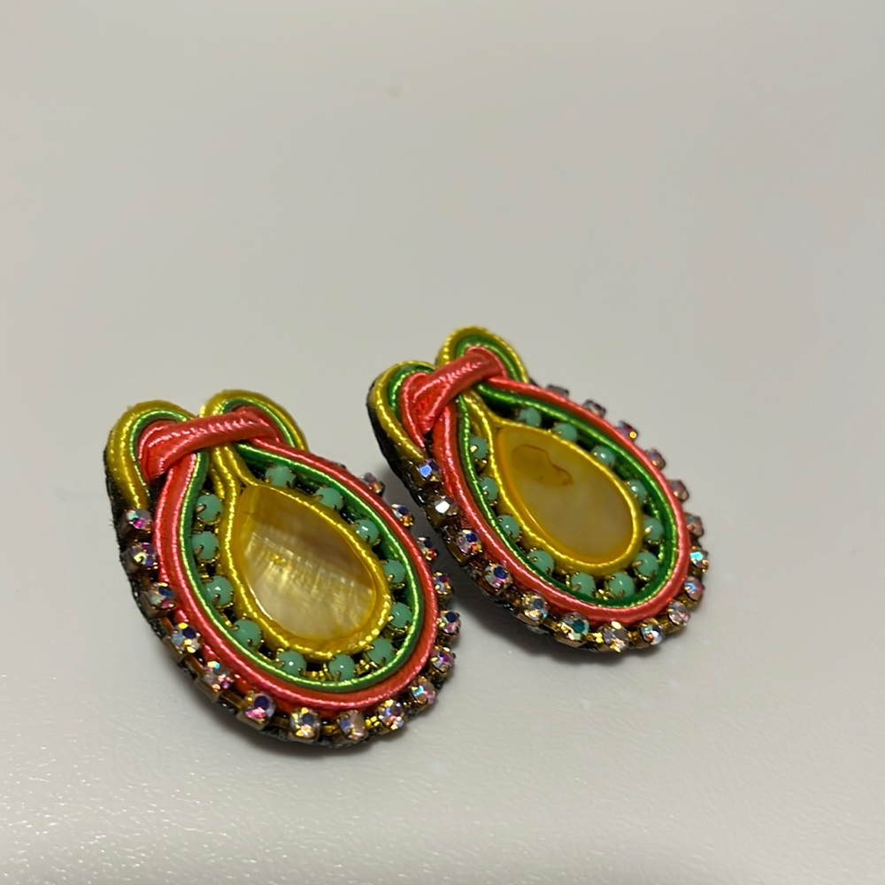 Handmade colorful earrings